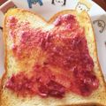 なーなちゃん's cooksnap of when they made 夏休みの朝食♪梅干しトースト.