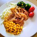 戦艦スパイダー's cooksnap of when they made 我が家の定番★豚の生姜焼き.