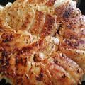 Ｍぱん's cooksnap of when they made ✿うちの焼き餃子✿くっつかない焼き方も♡.