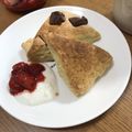 おかぴ♪'s cooksnap of when they made 話題入り♡強力粉と全粒粉で簡単スコーン☆.