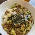 tnaoopy's cooksnap of when they made 朝食ランチに♡アボカド納豆丼.