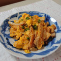 イチゴ、イチゴ。's cooksnap of when they made スピードおかず！竹輪とお揚げあま辛卵とじ.