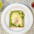 mtmh's cooksnap of when they made アスパラチーズエッグトースト.