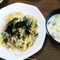 クックS3KLCL☆'s cooksnap of when they made 春キャベツと納豆のワンポットパスタ.