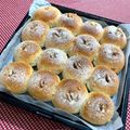 ひつじんこ's cooksnap of when they made くるみ生食ちぎりパン.
