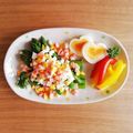 Newチヨコっと♪'s cooksnap of when they made アスパラとゆで卵のサラダ.