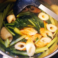 クックJMXHYH☆'s cooksnap of when they made 小松菜とちくわのさっと煮.