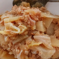 クック1BXKLA☆'s cooksnap of when they made ツナとキャベツとじゃがいものにんにく炒め.