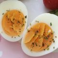 amileamila's cooksnap of when they made 半熟卵のハーブソルトかけ.