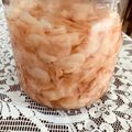 さっちん☆キッチン's cooksnap of when they made 新生姜の甘酢漬け(ガリ).