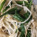 クックDRQB6R☆'s cooksnap of when they made かんたん♪ ニラともやしのおひたし.