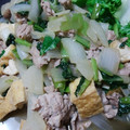 Ｍぱん's cooksnap of when they made めんつゆで！豚肉と小松菜と厚揚げの卵炒め.