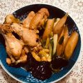 あづななお's cooksnap of when they made 簡単☆圧力鍋☆鶏手羽元とごぼうの照り煮.