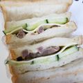 mocao's cooksnap of when they made 子供と作ろう♪焼豚サンドイッチ.