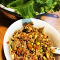 motchママ's cooksnap of when they made 暑い夏に！レタスのひき肉包み.