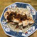 shococo125's cooksnap of when they made 低カロリー蒸し鶏のピリ辛ねぎソース.