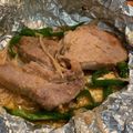 クックRUK8ZS☆'s cooksnap of when they made 味噌漬け☆エノキと鶏肉のホイル焼き.