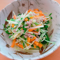 ☆３匹の子ぶた☆'s cooksnap of when they made 水菜とひき肉の煮びたし.