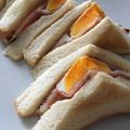 amileamila's cooksnap of when they made 簡単☆ベーコンエッグでホットサンド.