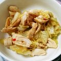 hozunyam's cooksnap of when they made キャベツとささみのごまごま☆豆板醤あえ.