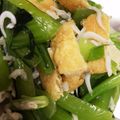 ☆motsu☆'s cooksnap of when they made 食感最高☆小松菜、揚げ、しらす干しお浸し.