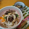 クック3SNCDI☆'s cooksnap of when they made コストコのプルコギで♪簡単肉うどん.