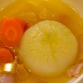 万年ダイエッター！'s cooksnap of when they made ★優しいお味♡新玉ねぎのまるごとスープ★.