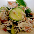 白なめこ's cooksnap of when they made 簡単☆釜揚げしらすときゅうりの梅和え.