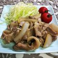 hiromi56's cooksnap of when they made 男のロマンだ！大豚丼しょうが味バージョン.
