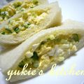 yukiはぴ's cooksnap of when they made いつもと違～う♬たまごサンド♡.