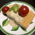 ラクラクダ's cooksnap of when they made 簡単！絹揚げの☆ネギのせ♪ゴマドレがけ.