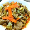ユーロン's cooksnap of when they made 市販の焼売で☆★野菜炒め.