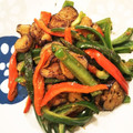 プラハの街並み's cooksnap of when they made 簡単♪茄子とピーマンの生姜炒め.