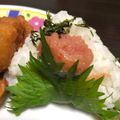 ラクラクダ's cooksnap of when they made 明太子おにぎり.