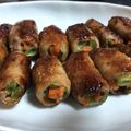 macoshark's cooksnap of when they made 豚肉の肉巻き♪簡単いんげん牛蒡人参.