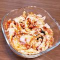 麻's cooksnap of when they made 簡単おつまみ 鶏キムチ〜韓国風.