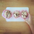 taepata's cooksnap of when they made イチゴ蒸しパン.