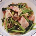 ☆ひろみん's cooksnap of when they made クリスマスに♪ほうれん草ベーコンのソテー.