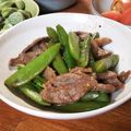 低カロ探検隊's cooksnap of when they made 牛肉とスナップえんどうのオイスター炒め.