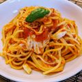 maisfree's cooksnap of when they made プロ直伝！完熟トマトのチーズパスタ.