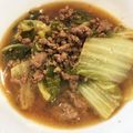 yuko_mj23's cooksnap of when they made 白菜と牛ひき肉の炒め物（和風だし仕立て）.
