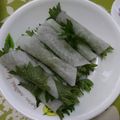 stella622's cooksnap of when they made 簡単おつまみおやつ♪大根大葉の梅包み.