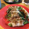 uka0430's cooksnap of when they made 豚バラもやし焼き♪ポン酢&大根おろしかけ.