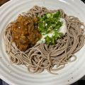 inDoor0525's cooksnap of when they made 長芋☆オクラ☆鯖味噌缶でネバネバそば.