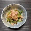 ミット☆'s cooksnap of when they made 豆苗とツナと塩昆布の和えたん.