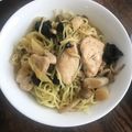 クック4CX9NN☆'s cooksnap of when they made ５月２２日晩飯【キノコ焼きそば】.