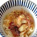 ゆでたまごの達人's cooksnap of when they made ♡さっぱり♡梅鰹みょうがの冷しうどん♡.