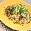 ConradT's cooksnap of when they made 和えるだけ♪梅としらすと大葉の和風パスタ.