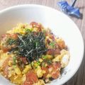 花ノ香ʕ•ﻌ•✽ʔ's cooksnap of when they made 焼き鳥缶でなんちゃって親子丼.