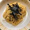 ろいやるまま's cooksnap of when they made ウニ醤油と鰹節の簡単和風パスタ♪.